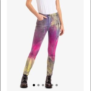Jordache Cosmic Dye Vintage Crop Jean NWT